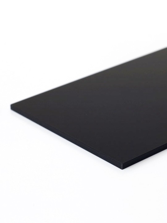ACRILICO COLATO 3 mm NERO 3 X 2