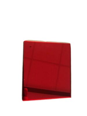 ACRILICO ESTRUSO 3 mm SPECCHIO ROSSO 205 x 305