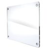 TARGA TRASPARENTE 8 mm 20 x 30