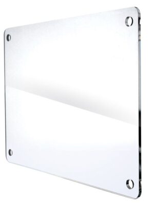 TARGA TRASPARENTE 8 mm 30 x 40