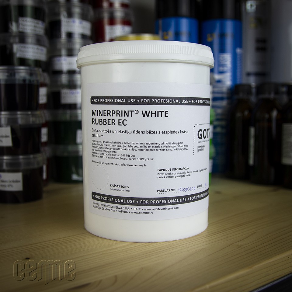 MENERPRINT WHITE RUBBER EC DA 5 Kg